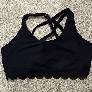 Buff Bunny Women's Black Scalloped Bralette